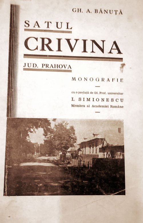 O monografie a satului Crivina de la 1935 Poza 113685