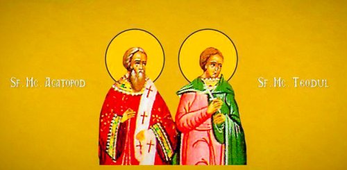 Sfinţii Mucenici Teodul şi Agatopod; Sfântul Mucenic Victorin şi cei împreună cu el Poza 113186