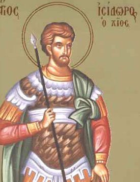 Sf. Mc. Isidor din Hios;  Sf. Sfinţit Mc. Terapont, Episcopul Ciprului Poza 116049