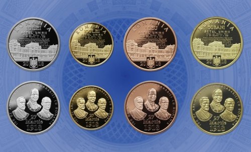 Monede Unirea Basarabiei cu România Poza 119197