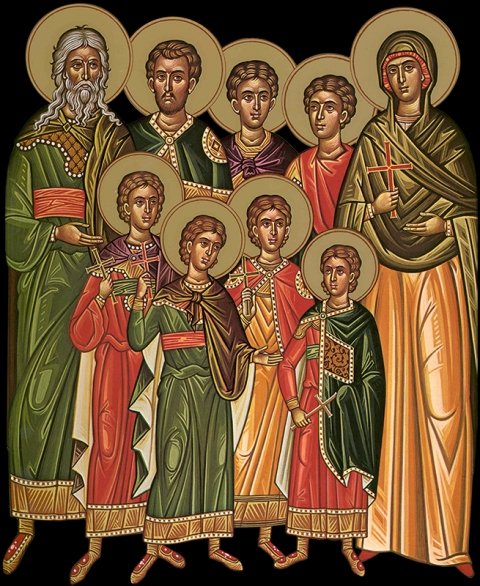 Scoaterea Sfintei Cruci;  Sf. 7 fraţi Mucenici Macabei  Poza 122458