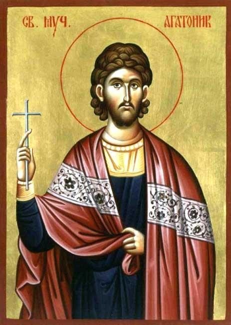 Sfântul Mucenic Agatonic şi cei împreună cu el Poza 124169