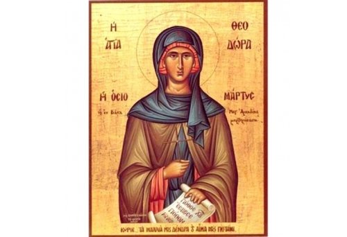 Sf. Cuv. Teodora din Alexandria;  Sf. Cuv. Eufrosin bucătarul Poza 125980