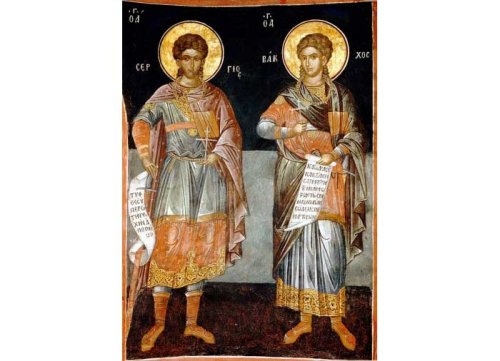 Sfinţii Mari Mucenici Serghie şi Vah; Sfinţii Mucenici Iulian preotul, Chesarie diaconul şi Polihronie Poza 128347