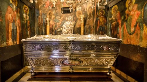 Moaştele Sfântului Spiridon din Corfu (Grecia) vor sta câteva ore în Bucureşti Poza 128598