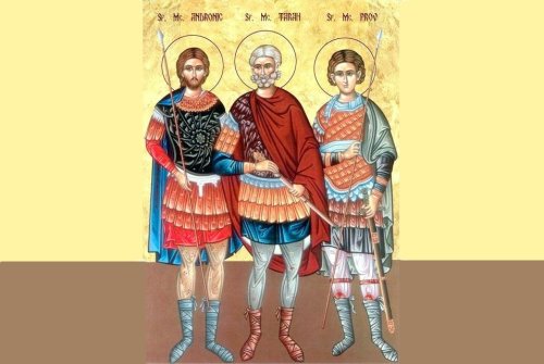 Sf. Mc. Prov, Tarah şi Andronic; Sf. Ier. Cosma, Episcopul Maiumei Poza 128910