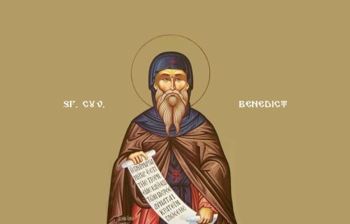 Acatistul Sfântului Cuvios Benedict de Nursia (14 Martie) Poza 140971