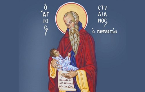 Acatistul Sfântului Cuvios Stelian Paflagonul, ocrotitorul pruncilor (26 Noiembrie)