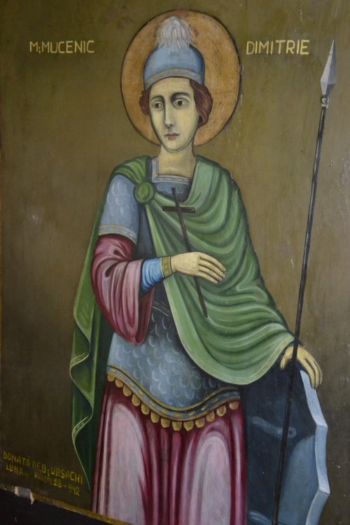 Sfântul Mucenic Dimitrie în vechi icoane moldovenești Poza 130383