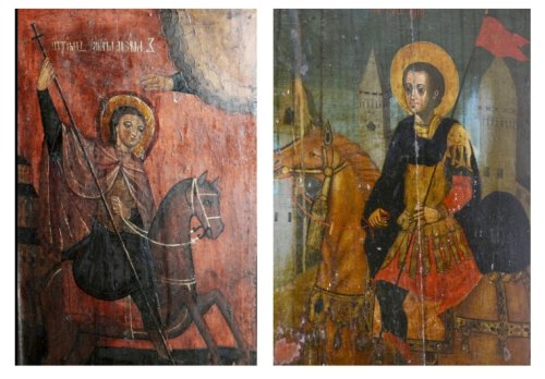 Sfântul Mucenic Dimitrie în vechi icoane moldovenești Poza 130389