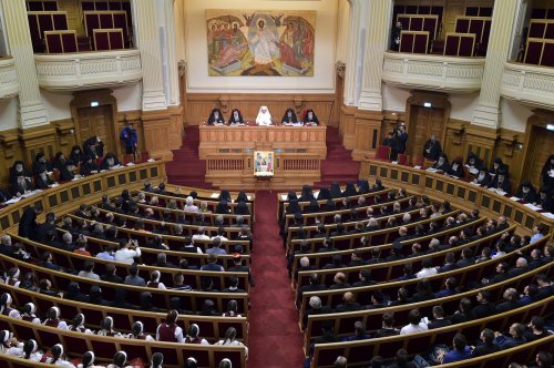 Şedinţă solemnă a Sfântului Sinod în Palatul Patriarhiei Poza 130775