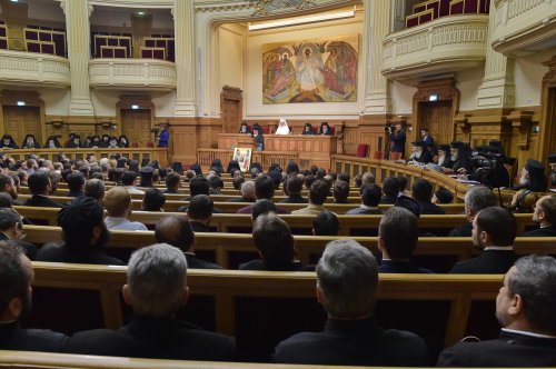 Şedinţă solemnă a Sfântului Sinod în Palatul Patriarhiei Poza 130778