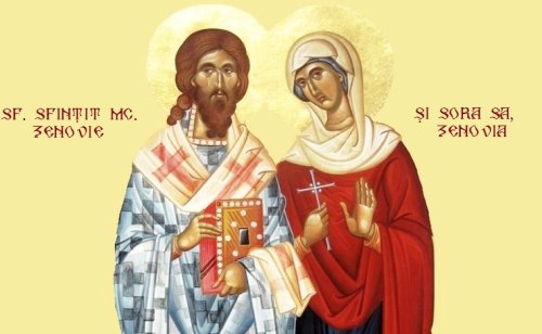 Sf. Sfinţit Mc. Zenovie, Episcopul Ciliciei, şi sora sa, Zenovia; Sf. Ap. Cleopa Poza 130994
