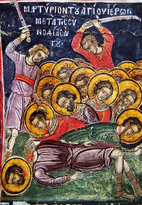 Sfinţii 33 de Mucenici din Melitina; Sf. Cuv. Lazăr din Muntele Galisiei Poza 131606