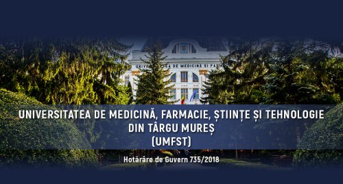 Noi programe de studii la UMFST Târgu Mureș Poza 133491