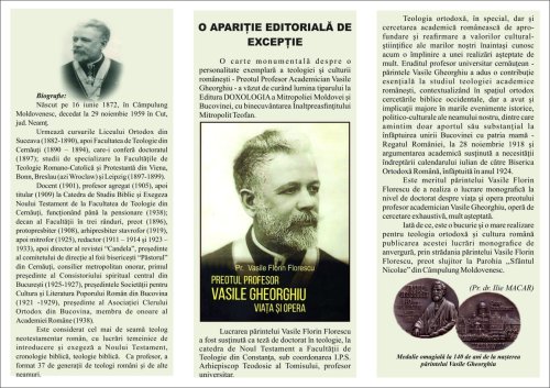 Omagierea părintelui profesor dr. Vasile Gheorghiu, în localitatea natală Poza 133962