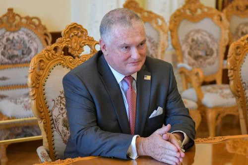 Noul ambasador al Statelor Unite ale Americii la Bucureşti, în vizită de prezentare la Patriarhia Română Poza 135587