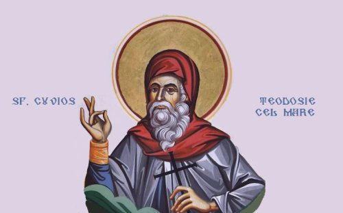 Sf. Cuv. Teodosie, începătorul vieţii călugăreşti de obşte din Palestina; Sf. Cuv. Vitalie Poza 136886