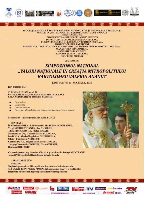 Simpozion dedicat Mitropolitului Bartolomeu Anania la Suceava Poza 137183