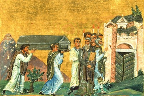 Aducerea moaştelor  Sf. Sfinţit Mc.  Ignatie Teoforul;  Sf. Mc. Filotei Poza 138067
