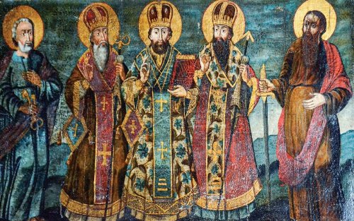 Iconograf ia sfinților ierarhi în vechi biserici moldovenești Poza 138129