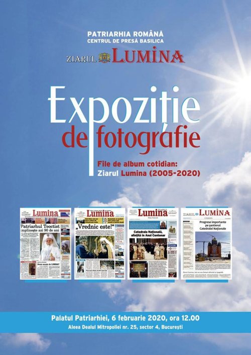 Expoziția „File de album cotidian: Ziarul Lumina (2005-2020)”, la Palatul Patriarhiei Poza 138613