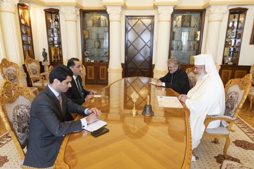 Noul ambasador al Regatului Hașemit al Iordaniei la Bucureşti, în vizită de prezentare la Patriarhia Română Poza 138663