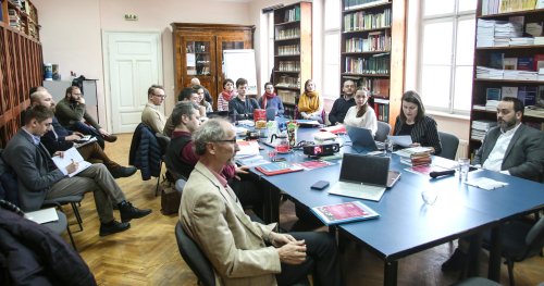 Workshop al bursierilor „Andrei Scrima” la Univer­sitatea „Lucian Blaga” din Sibiu Poza 140496
