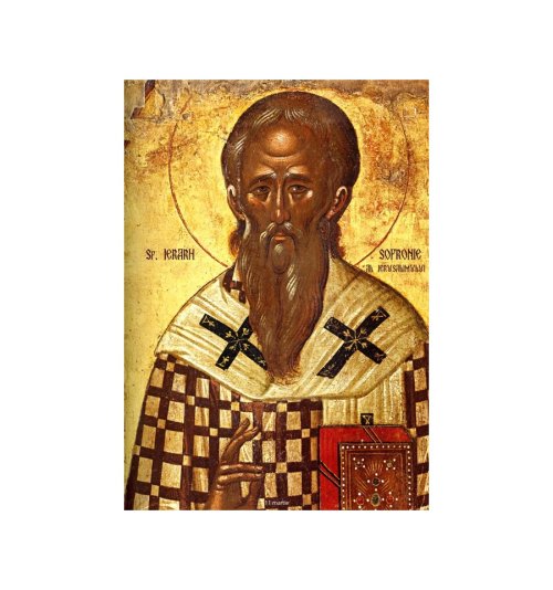 Sfântul Sofronie, păstor şi apărător al Ierusalimului Poza 287874