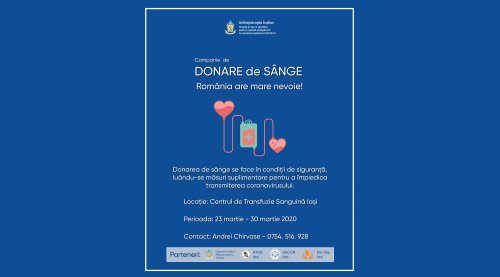 Campanie de donare de sânge în Arhiepiscopia Iașilor Poza 141468