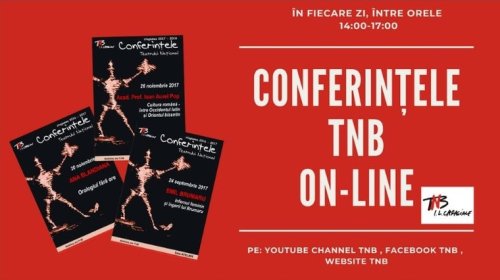 Conferințele TNB, pe YouTube Poza 141770