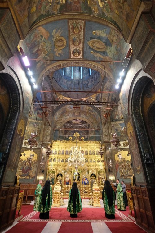 Sfințirea ramurilor de salcie și de finic la Catedrala Patriarhală Poza 142582