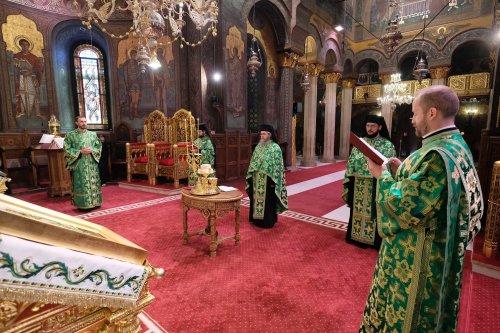 Sfințirea ramurilor de salcie și de finic la Catedrala Patriarhală Poza 142583