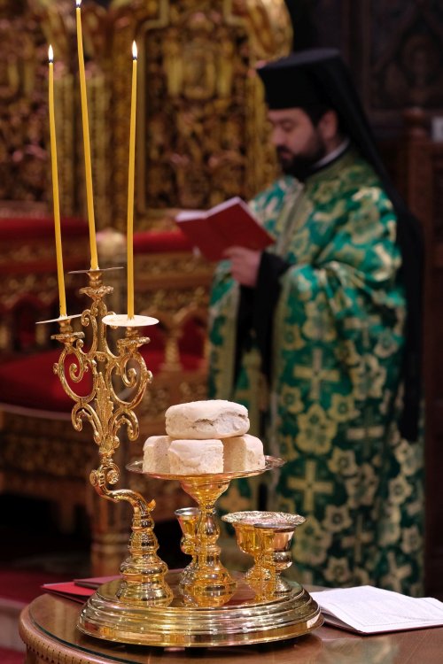 Sfințirea ramurilor de salcie și de finic la Catedrala Patriarhală Poza 142584