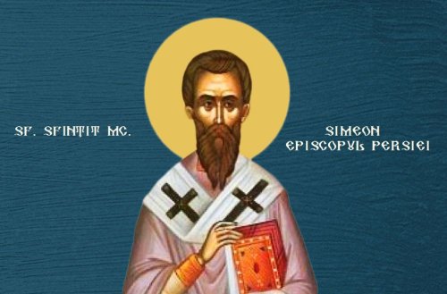 Sfânta şi Marea Vineri (Zi aliturgică. Denia Prohodului Domnului); Sf. Sfinţit Mc. Simeon, episcopul Persiei Poza 143090