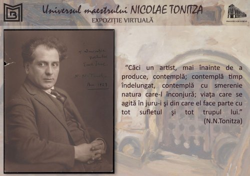 Lumea pictorului Nicolae Tonitza în tablouri Poza 144578