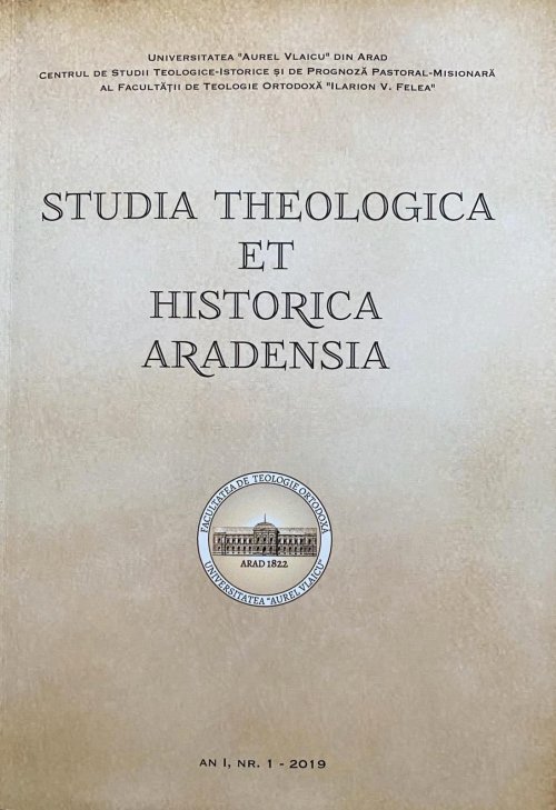 Primul număr al „Studia Theologica et Historica Aradensia” Poza 144698