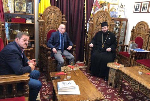 Ambasadorul României, în vizită la Reprezentanţa Patriarhiei Române din Ierusalim Poza 146987