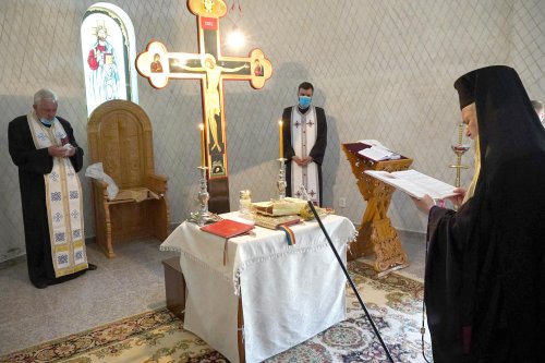 Binecuvântarea lucrărilor la biserica din localitatea brăileană Ţibăneşti Poza 147984