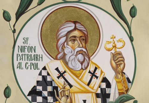 Sf. Ier. Nifon, Patriarhul Constantinopolului; Sf. Mc. Evplu arhidiaconul Poza 150621