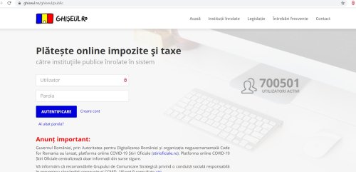 Platforma ghişeul.ro are peste 700 de mii de utilizatori  Poza 151530