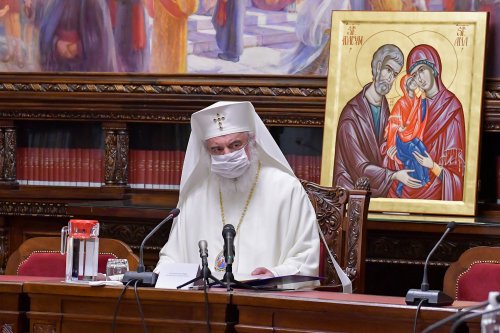 Întrunirea Sinodului Mitropoliei Munteniei și Dobrogei la Reședința Patriarhală Poza 153829