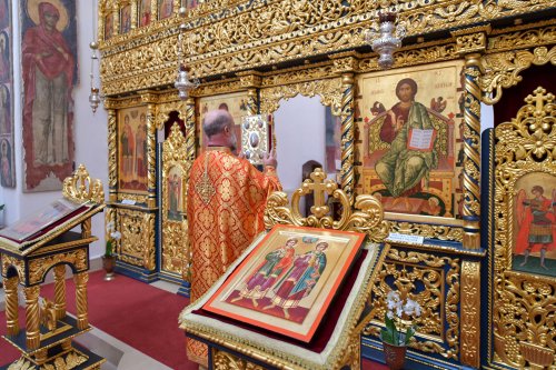 Mucenicii Serghie şi Vah, cinstiţi în biserica din incinta Palatului Cotroceni Poza 154346