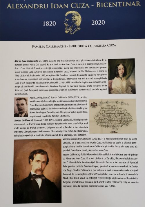 Istoria familiei Cuza, condensată într-o expoziție  Poza 156464