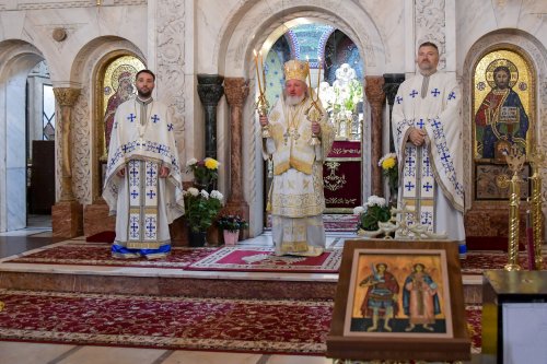 Arhanghelii Mihail și Gavriil, cinstiți la Biserica Cașin din Capitală