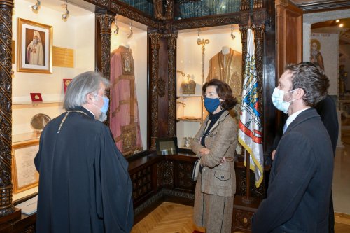 Noua ambasadoare a Franţei în vizită de prezentare la Patriarhia Română Poza 157508