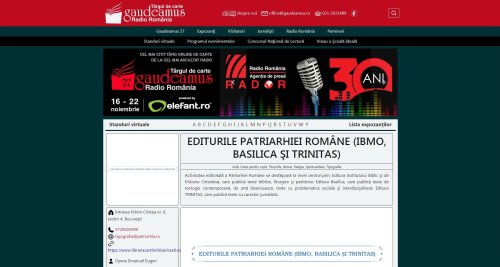 Editurile Patriarhiei Române participă la Târgul de carte „Gaudeamus” Poza 157643