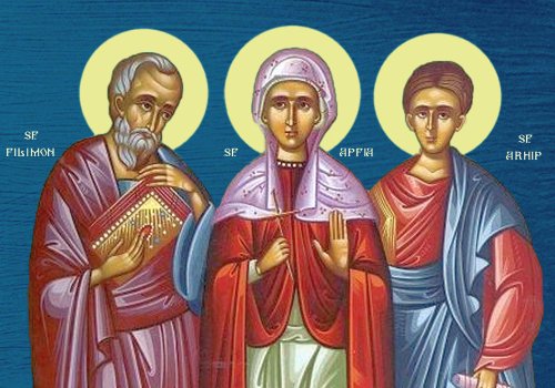 Sf. Ap. Filimon, Arhip, Onisim şi Apfia;  Sf. Mc. Cecilia