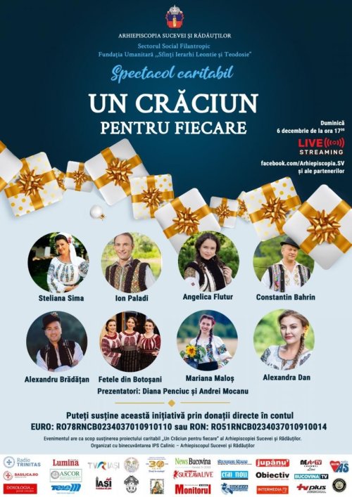 Concertul caritabil „Un Crăciun pentru fiecare”, la Suceava Poza 158713
