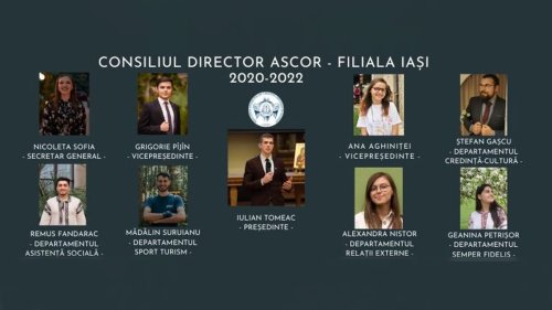 Un nou Consiliu Director al ASCOR Iaşi Poza 159946